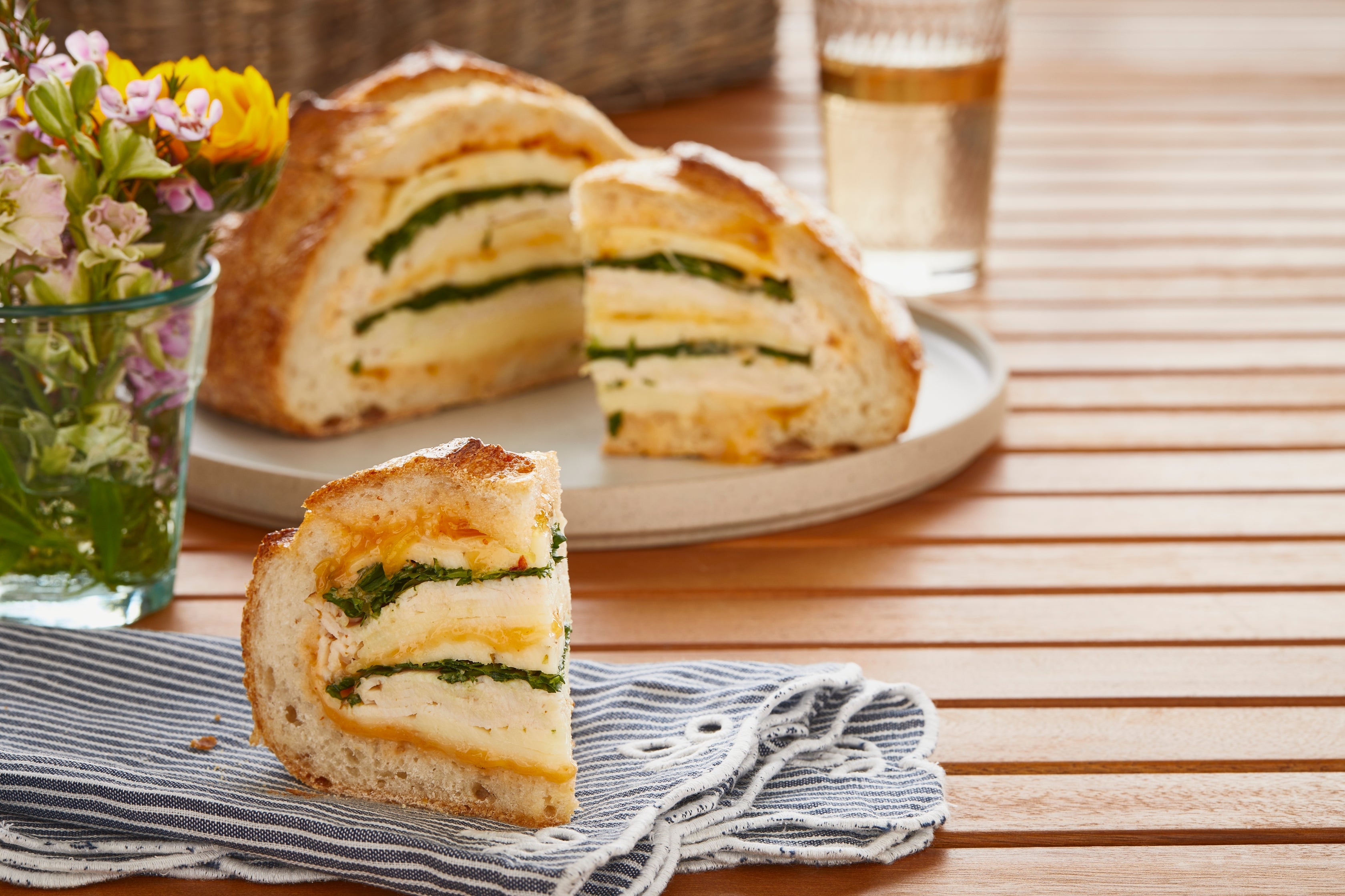 Spicy Peach Super Sandwich Keystone Farms Cheese