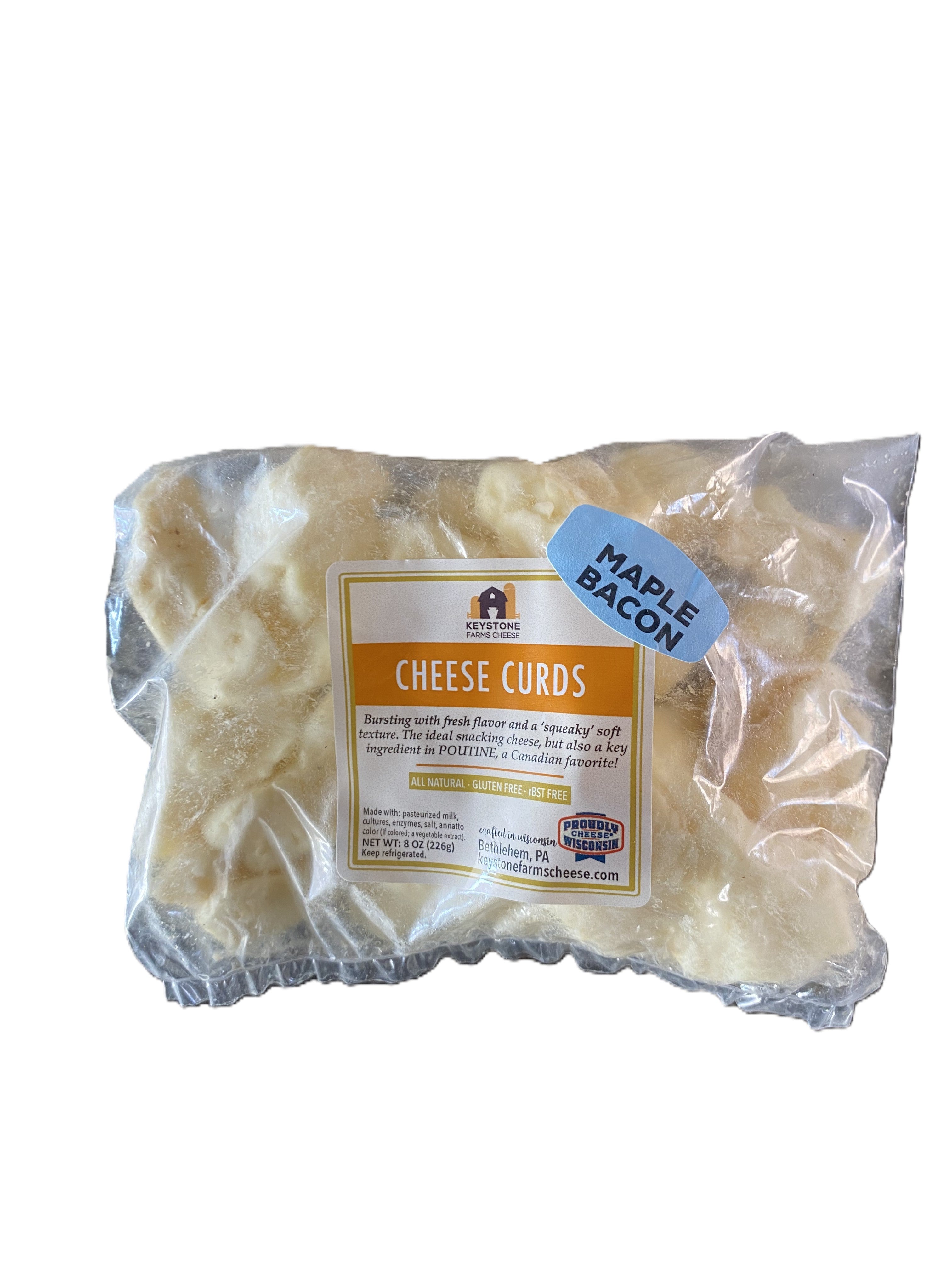 Cheese Curds Maple Bacon Keystone Farms Cheese – Keystone Cheese