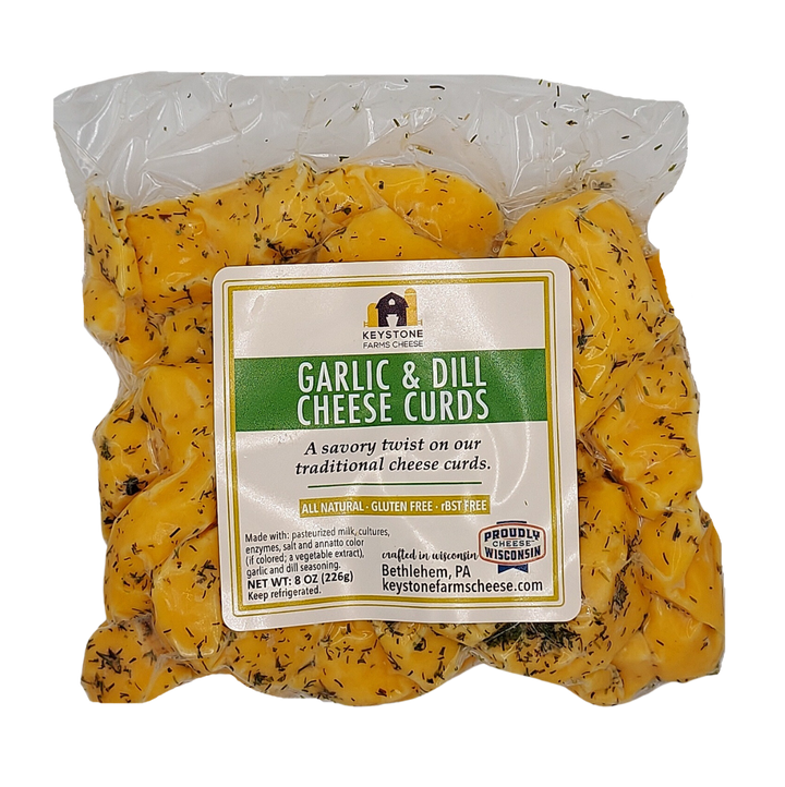 Cheese Curds - White Garlic & Dill
