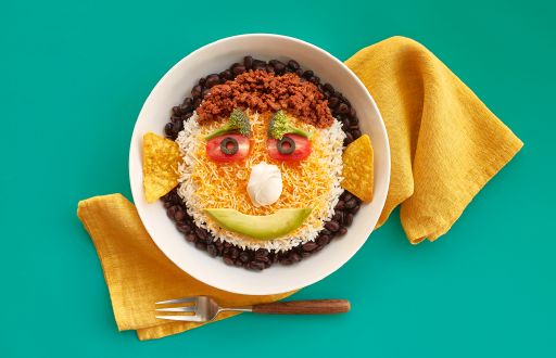 Funny Face Taco Bowl