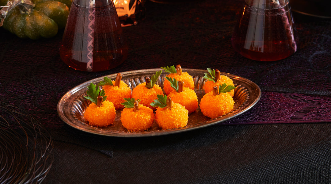 Mini Pumpkin Cheese Balls