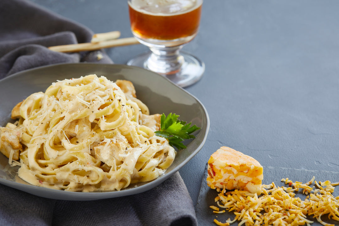 Spicy Chicken Fettuccine Alfredo - 12 Recipes of Christmas