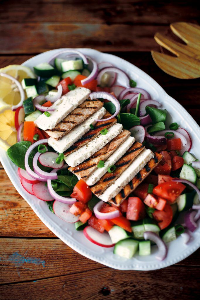 Fattoush Salad with Feta