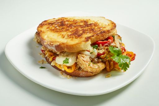 Shrimp Nacho Grilled Cheese