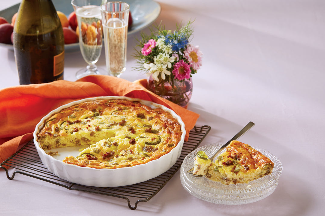 Spicy Southwest Crustless Quiche