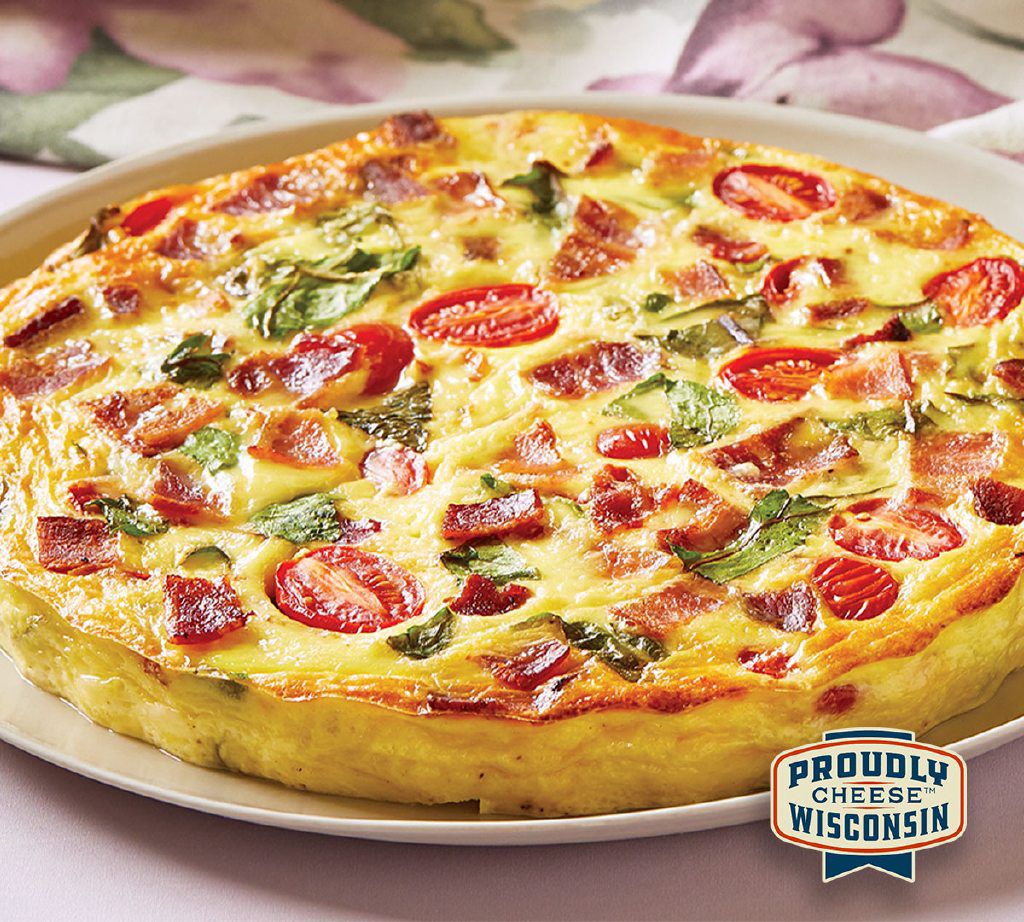 BaconGouda Crustless Quiche Keystone Farms Cheese
