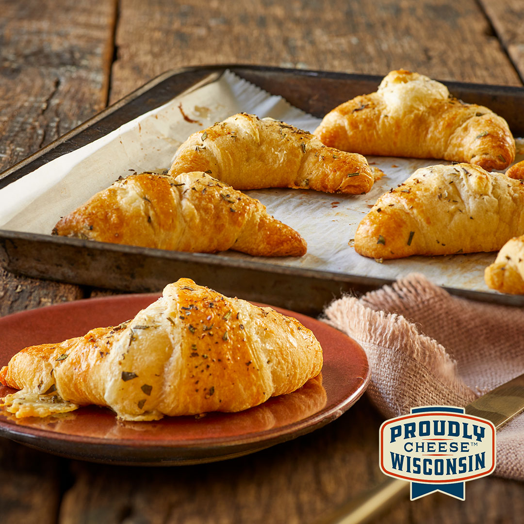 Fontina and Herb Crescent Rolls