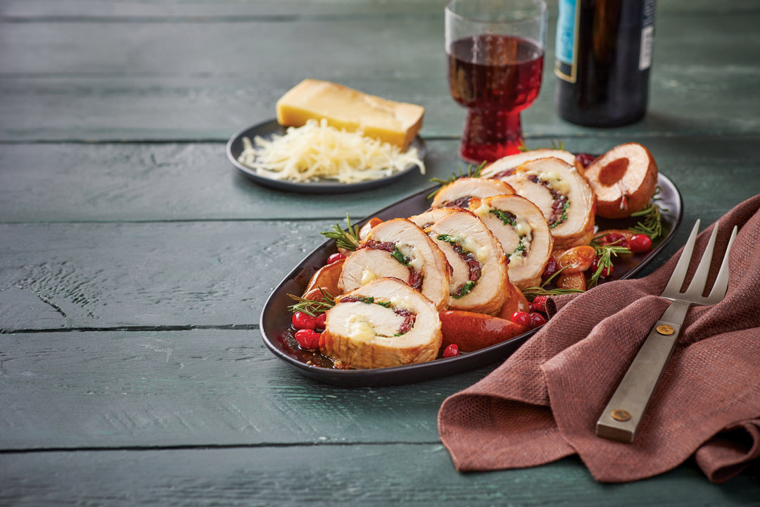 Rolled Cranberry-Cheese Pork Loin