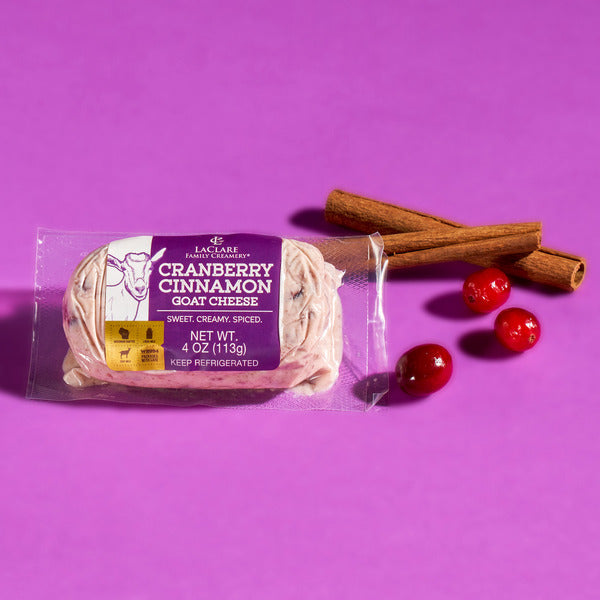 LaClare Cranberry Cinnamon Goat Cheese