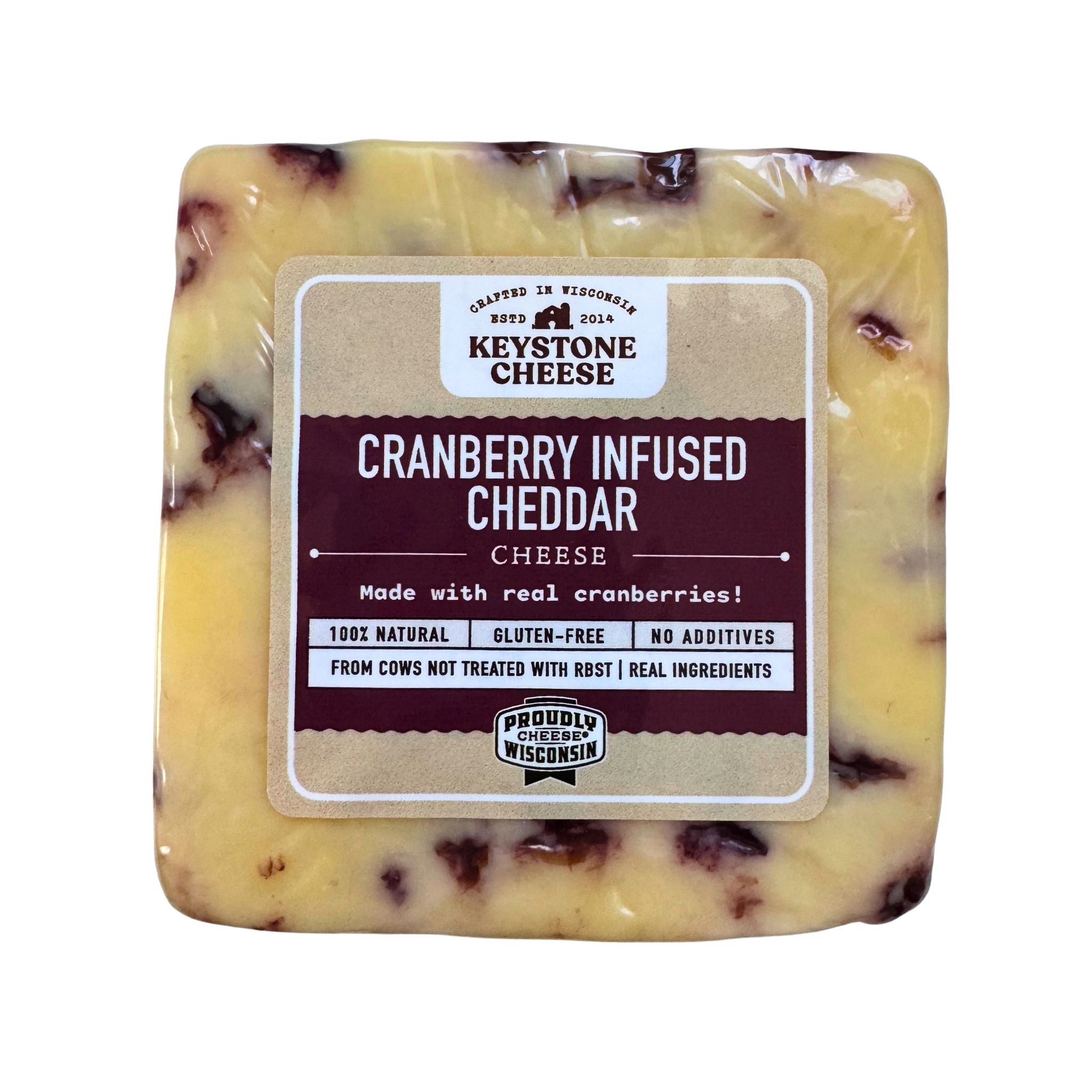 Cranberry Infused Cheddar | Keystone Farms Cheese – Keystone Cheese
