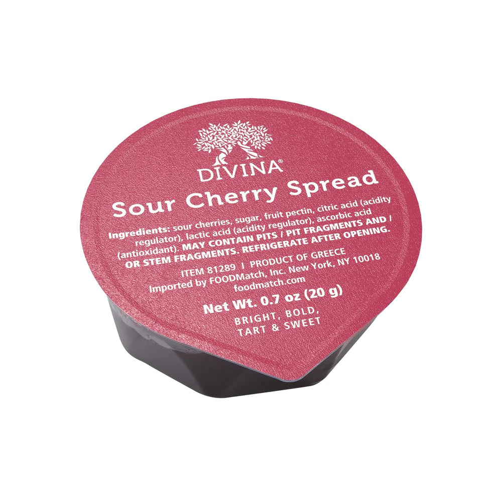 DiVina Sour Cherry Spread - Portion Pack