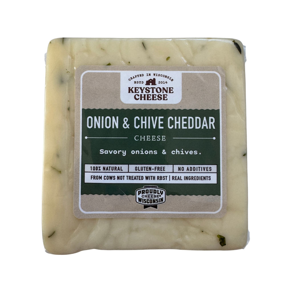 Onion & Chive Cheddar – Keystone Cheese