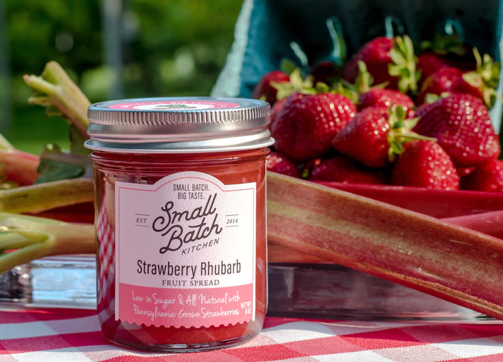 Small Batch Kitchen Strawberry Rhubarb Jam