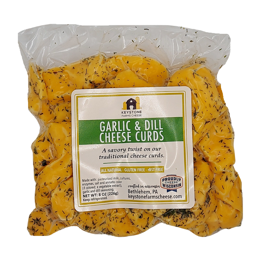 Cheese Curds - White Garlic & Dill